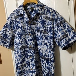 Guess Hawaiian Short Sleeve Shirt Large